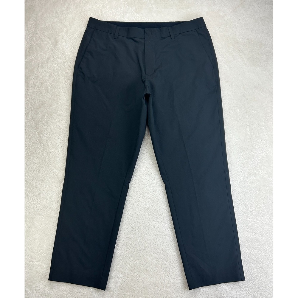Ministry of Supply Chino Pants Mens 36 Black Lightweight Warm Weather Wear Crisp